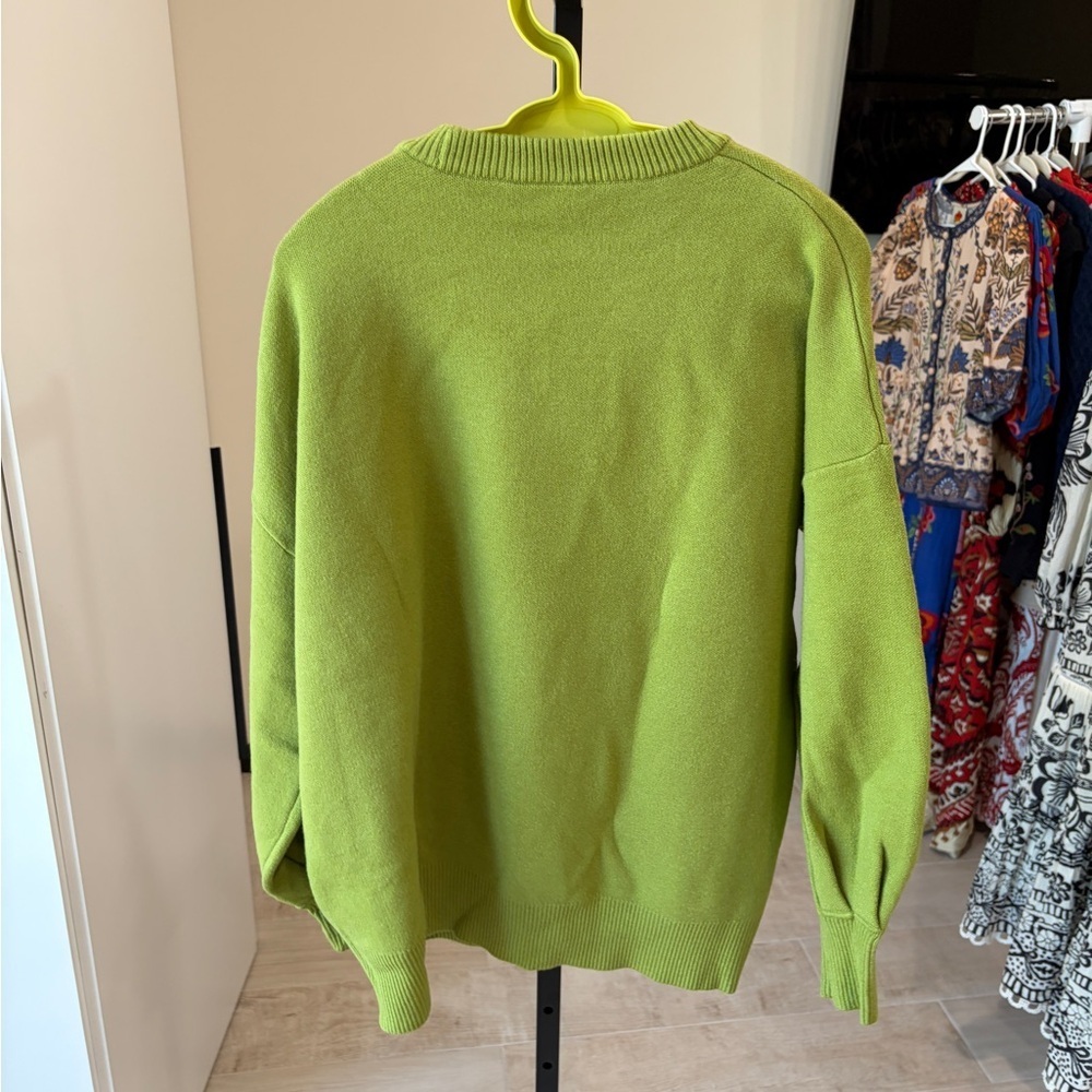 Farm Rio: Green Nature Lovers Embroidered
Sweater - Picture 4 of 11